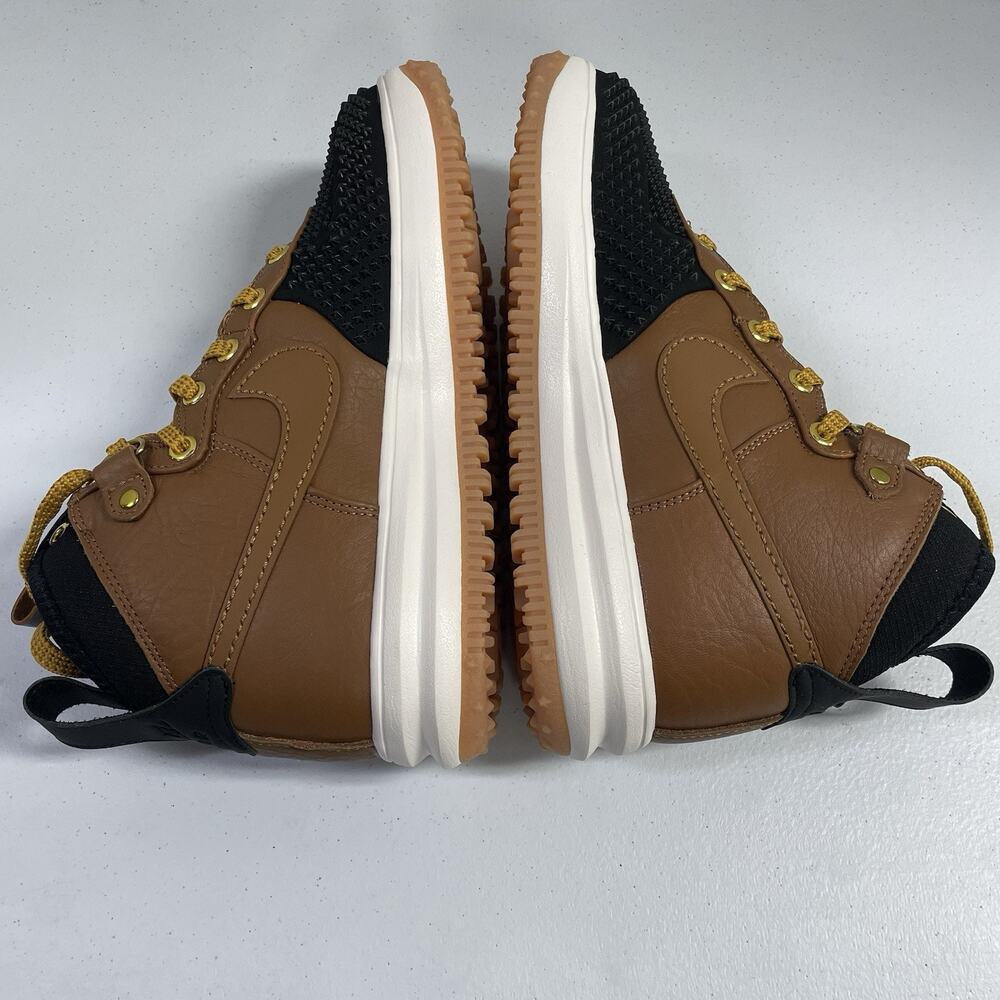 Nike Lunar Force 1 Duckboot Ale Brown Black 805899 202 Size 6.5 Men Size 8 Women - Picture 4 of 7